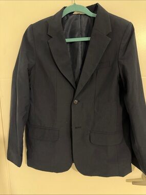 Cat & Jack Navy Blue Single-Button Sport Coat